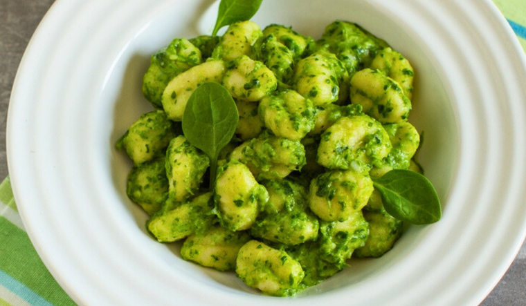 Descubre la delicia verde de los ñoquis de espinaca Foto: Shutterstock