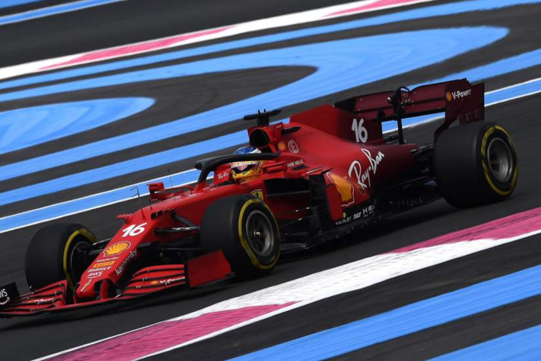 Leclerc fue el más rápido en la clasificación de la Fórmula 1 en Francia.