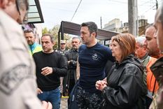 Petri sobre las inundaciones: “En Campana hay más de 1.600 evacuados”. Foto: X. Petri sobre las inundaciones: “En Campana hay más de 1.600 evacuados”. Foto: X.