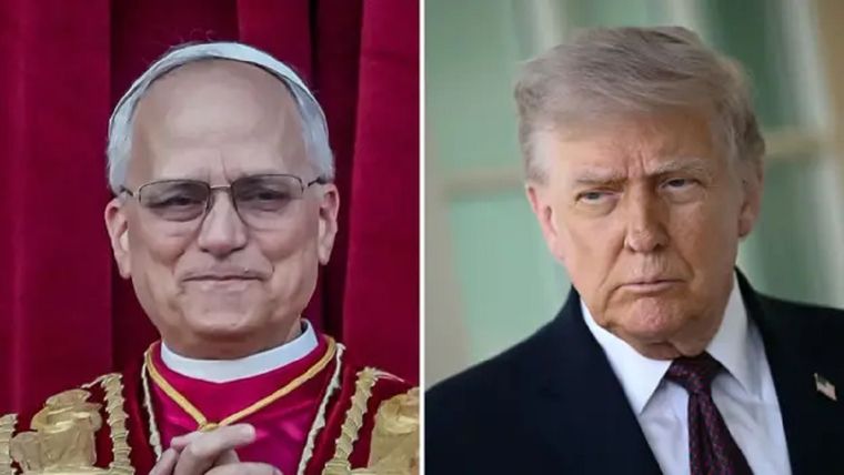 Revuelo provocado por el ataque de Trump en las redes sociales contra el primer papa estadounidense.