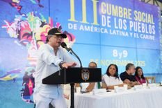 Gustavo Petro en la previa de la CELAC.