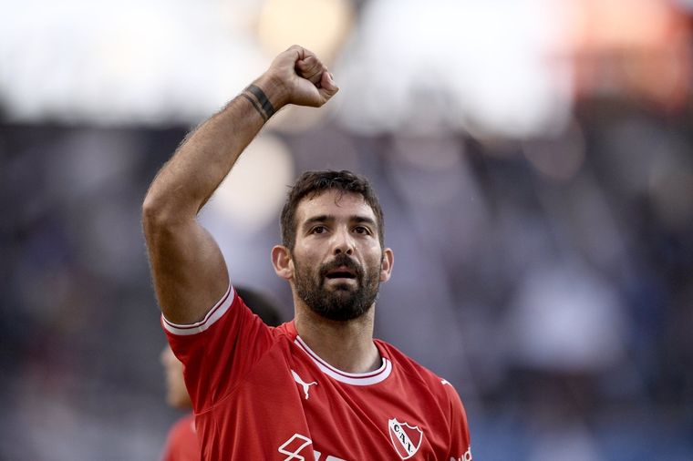 Cauteruccio metió el 1-0 para Independiente ante Ciudad Bolívar Foto: Independiente