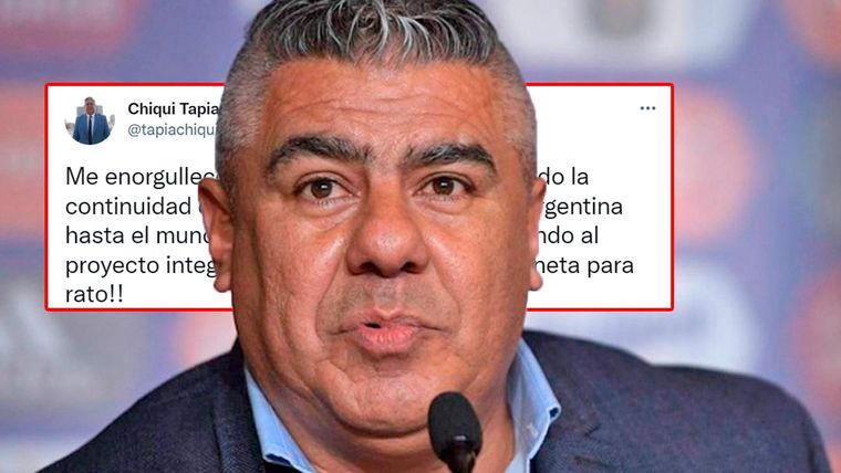 Chiqui Tapia aseguró que Scaloni seguirá en la Selección argentina hasta 2026.