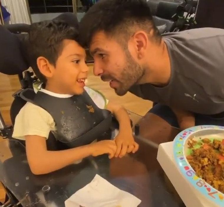 Silvio Romero y su hijo Mateo.