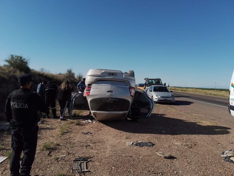 El coche se dio vuelta y la mujer perdió la vida. Imagen ilustrativa Foto: Matías Pascualetti
