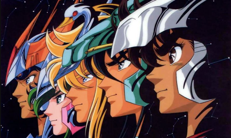 Los Caballeros del Zodiaco fueron un éxito en la tv Foto: Archivo