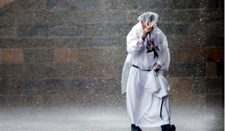 Un fuerte temporal golpea a Europa. Foto: Efe.