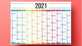El calendario de 2021 podrá ser reutilizado en 2027, ¿por qué?