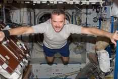 El astronauta famoso por registrar su vida en el espacio mediante videos. Foto: Astrobitácora
