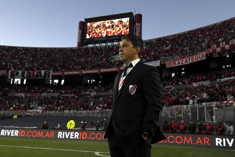 Marcelo Gallardo, DT de River. Foto: River Plate