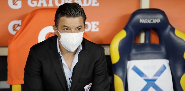 Marcelo Gallardo analizó el empate en Brasil. Foto: Olé