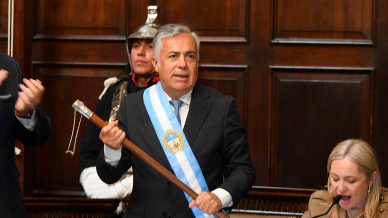 Cornejo hizo foco en la energía para diversificar la matriz productiva.&nbsp;