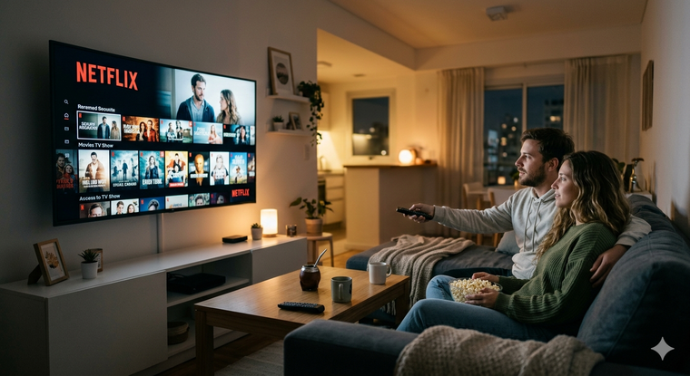 Netflix es una de las plataformas más elegidas. Fuente: IA Gemini. Netflix es una de las plataformas más elegidas. Fuente: IA Gemini.