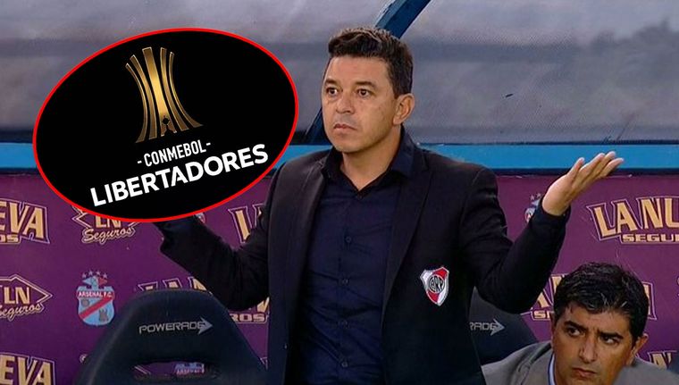 Uno de los refuerzos que quiere Gallardo podría no llegar a disputar la Copa Libertadores. Foto: Captura TV y Conmebol