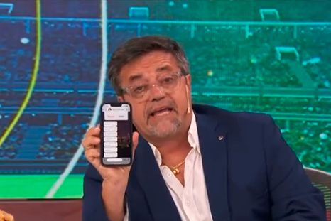 Ricardo Caruso Lombardi denunció en vivo que fue amenazado. Ricardo Caruso Lombardi denunció en vivo que fue amenazado.