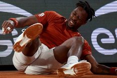 Monfils y un tremendo golpazo en su debut en Roland Garros Foto: ATP Tour