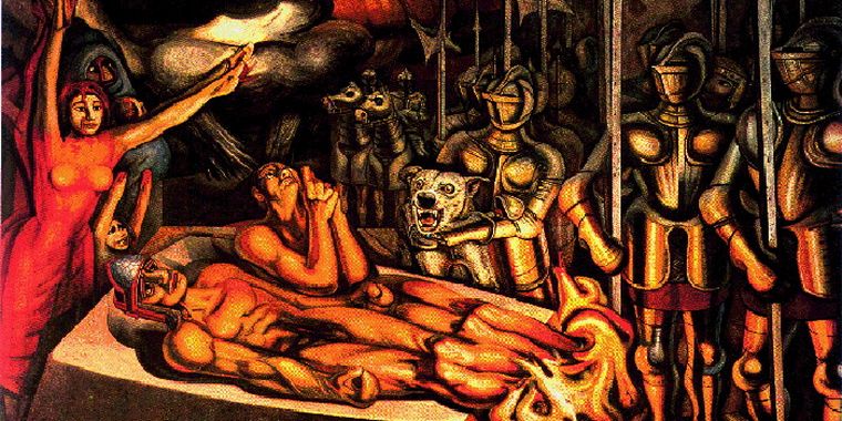 Para 1600 la población indígena de México se había reducido en un 95% en relación a 1492. Foto: pintura.aut.org