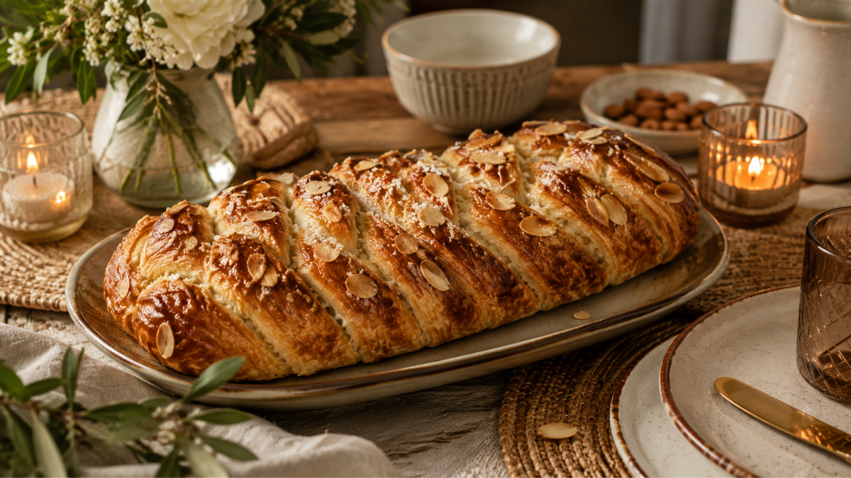 Receta de trenza dulce de hojaldre: un clásico de Aragón
