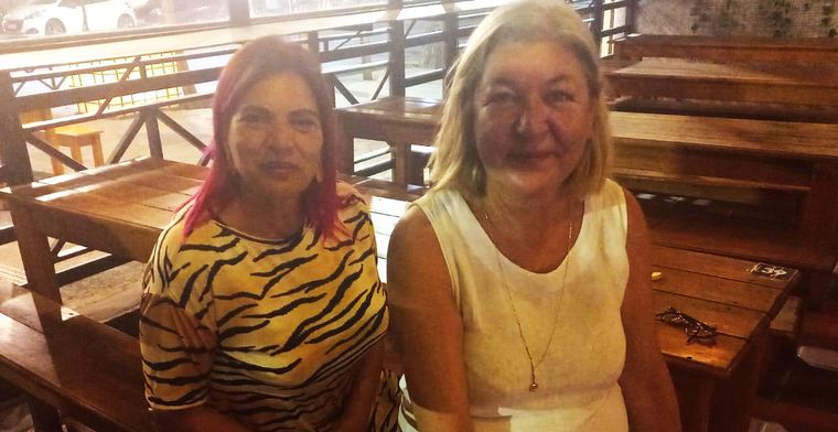 Una de las últimas fotos de Cata Damond, con su amiga Mariana Gómez. Una de las últimas fotos de Cata Damond, con su amiga Mariana Gómez.
