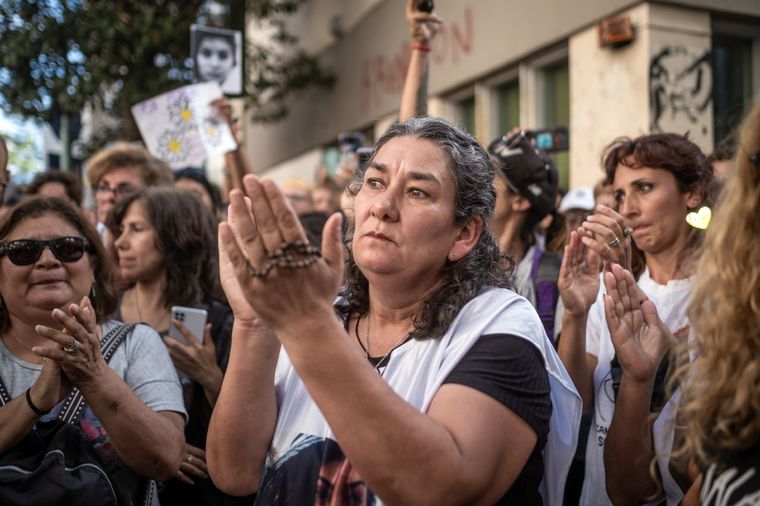 Marta Montero, la mamá de Lucía Pérez Foto: Télam