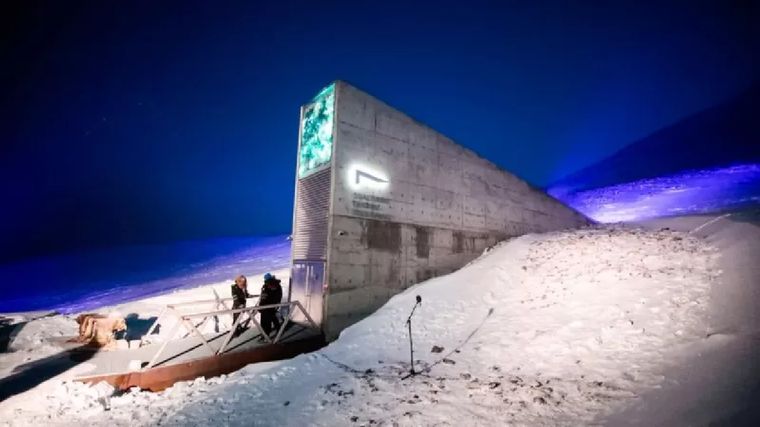 El Banco Mundial de Semillas de Svalbard se encuentra en el Ártico. Foto: LISE ASE/GETTY IMAGES