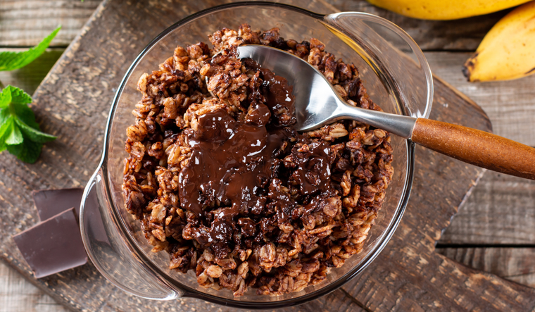 La receta definitiva de avena horneada con cacao