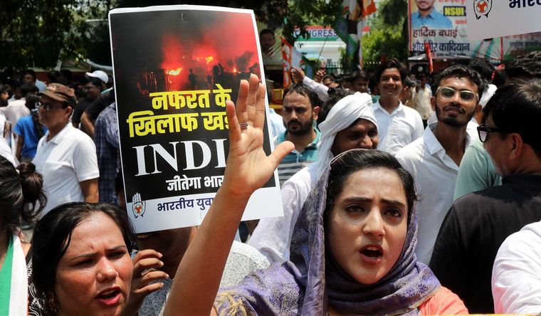 India protesta violaciones A pesar de las habituales violaciones, India sigue ofreciendo casos atroces. Foto: Efe.