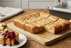 Para fanáticos del dulce: receta de brownie de chocolate blanco veraniego.