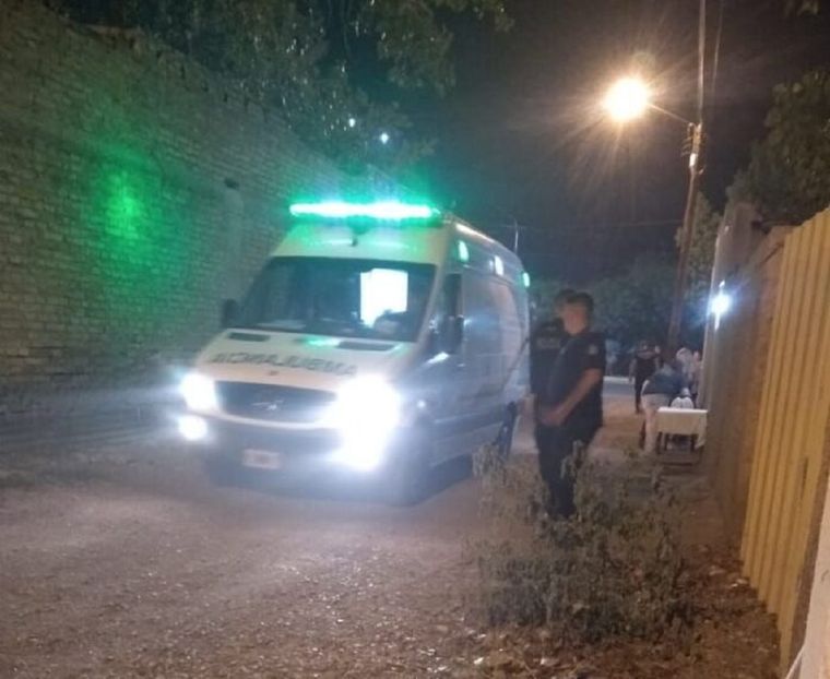 La zona del incendio. Foto: gentileza Radio Regional.