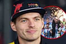 Verstappen fue reconocido por Paulo Dybala. Verstappen fue reconocido por Paulo Dybala.