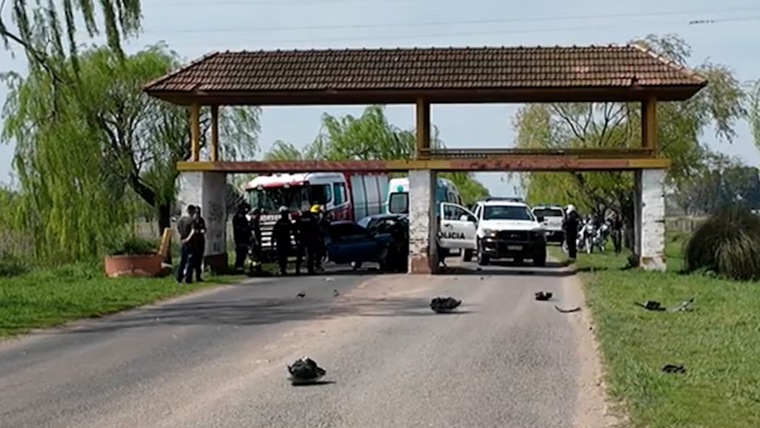 El accidente tuvo lugar el miércoles por la mañana en la intersección de las avenidas Trabajadores y Reconquista, en la ciudad bonaerense de Olavarría.