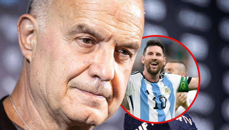 Marcelo Bielsa habló de Messi antes del clásico rioplatense. Foto: MDZ