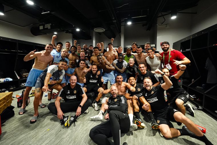 Uno de los posteos que compartió Atlanta tras la victoria. Foto: @ATLUTD