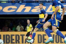 Zenón y Merentiel en la jugada más comentada. Foto: @BocaJrsOficial Zenón y Merentiel en la jugada más comentada. Foto: @BocaJrsOficial