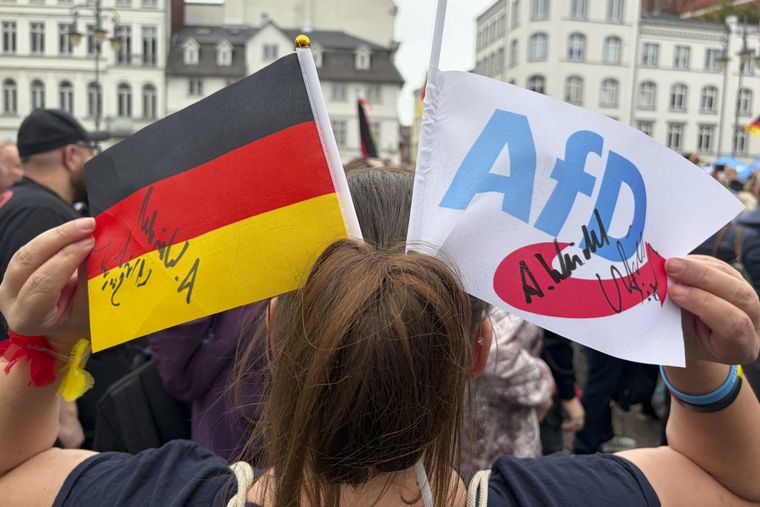 Alternativa para Alemania, formación de ultraderecha, avanza en las elecciones. Foto Efe