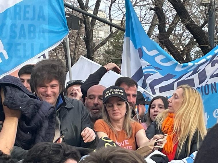 Javier Milei lanzó su nuevo spot de campaña este sábado Foto: Jose Luis Carut MDZ
