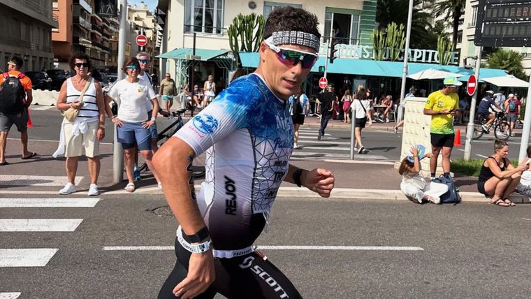 Martín Gallardo fue protagonista en el Ironman World Champkionship.