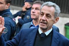 Sarkozy el pasado 21 de octubre antes de entrar a prisión.