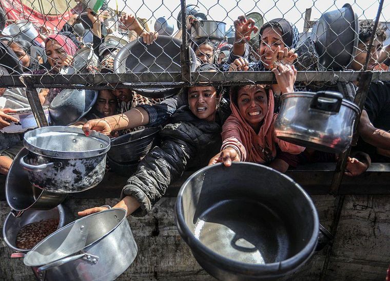 La ONU ha advertido que más de 2 millones de palestinos se encuentran al borde de la hambruna.