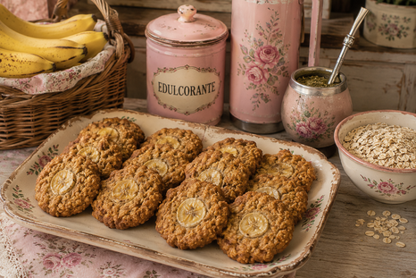 Estas galletas de bananas es una de las más elegidas para un merienda ligera y saludable Estas galletas de bananas es una de las más elegidas para un merienda ligera y saludable