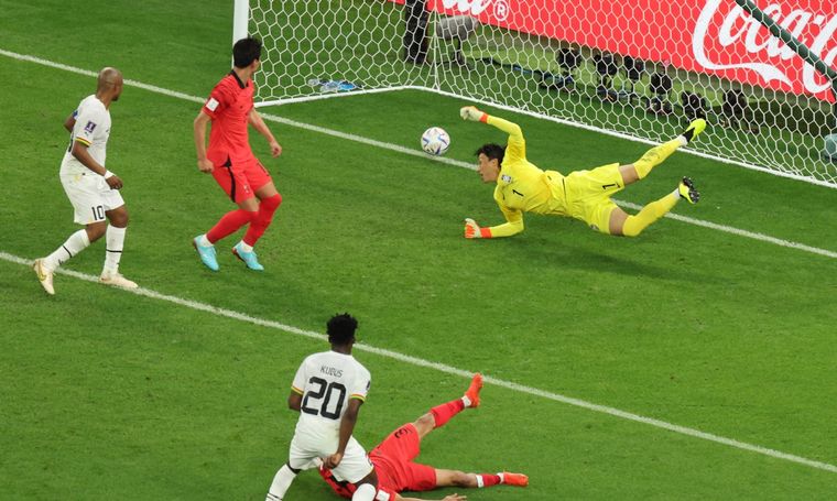 Mohammed Kudus Ghana venció 3 a 2 a Corea del Sur en un espectacular encuentro.