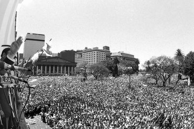 MDZol | El retorno de la democracia marcó un cambio en la sociedad argentina que decidió reglas de convivencia que rigen desde hace 40 años Foto: Victor Bugge