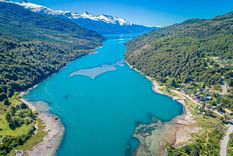El pueblo tiene una de las vistas panorámicas más hermosas de la Patagonia Foto: Chile es Tuyo