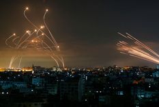 El Iron Dome en funcionamiento. Foto: Facultad de Ingeniería del Ejército de Israel Foto: Facultad de Ingeniería del Ejército de Israel