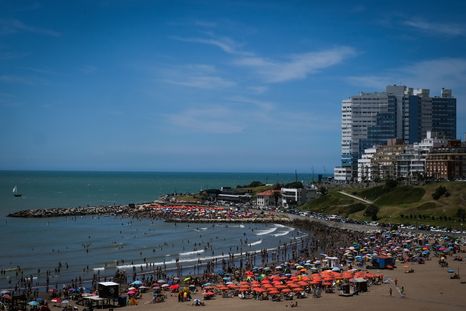 Mar del Plata fue el destino más elegido por los argentinos durante la primera y la segunda quincena de enero Foto: Telam