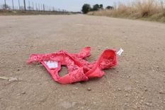 Colonia Caroya amaneció el viernes con una escena inusual: decenas de tangas esparcidas a lo largo de más de 6 kilómetros en una zona rural. Foto: El Doce
