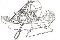 Copia de 1912 de un dibujo que apareció en una de las varias publicaciones de Los viajes de Sir John Mandeville. Foto: GETTY IMAGES