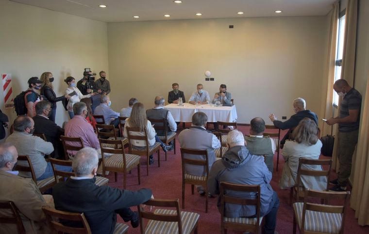 La reunión en el Valle de Uco.