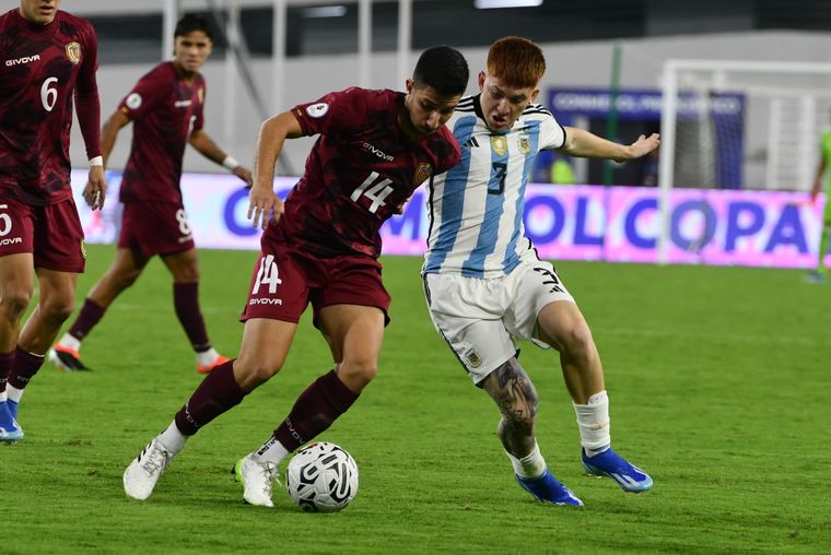 El Colo fue expulsado en el primer tiempo. Foto: Selección argentina