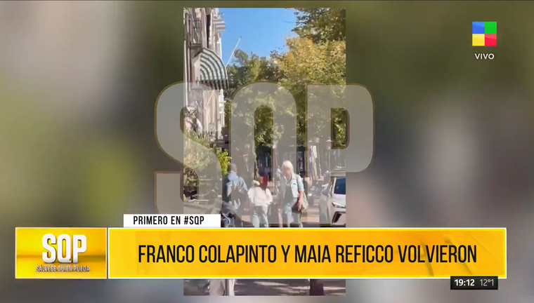 Franco Colapinto y Maia Reficco, la expareja que se reconcilió. Franco Colapinto y Maia Reficco, la expareja que se reconcilió. 